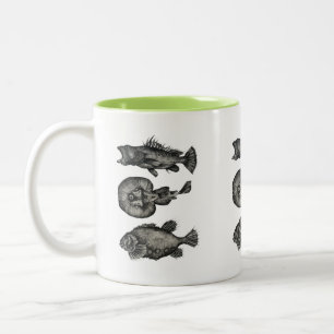 Trendy Chill Out Desert Cactus Instagram Post Two-Tone Coffee Mug