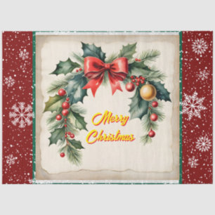 Trendy Christmas Beautiful Festive Collection Tissue Paper