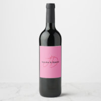 Trendy classical script monogram name