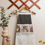 Trendy Collage Photo & Best Family Ever Best Gift Apron<br><div class="desc">Introducing the Trendy Collage Photo & Best Family Ever Text Gift! This unique and personalized gift combines the beauty of a collage photo with a heartfelt message to celebrate your family and create a lasting memory. The collage photo features a collection of your most cherished family moments, beautifully arranged in...</div>