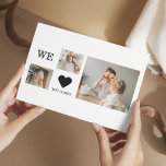 Trendy Collage Photo & We Love You Daddy Gift Postcard<br><div class="desc">Show your dad how much you care with this heartfelt "We Love You Daddy" gift. The gift can come in many forms, such as a personalized mug, a photo frame, or even a t-shirt. The message "We Love You Daddy" is a simple yet powerful way to express your love and...</div>