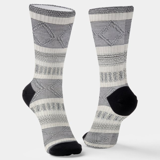 Trendy Colorful Patterned  Socks (Angled)