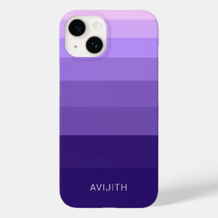 Trendy Colour Blocks indigo customizable signs Case-Mate iPhone 14 Case