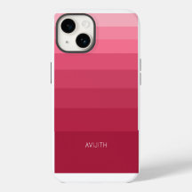 Trendy Colour Blocks Magenta Pink customizable sig