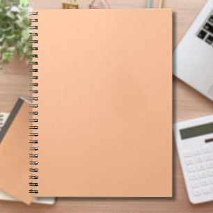 Trendy Colour Peach Fuzz Solid Colour Elegant Notebook