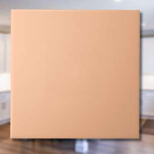 Trendy Colour Peach Fuzz Solid Colour Elegant Tile