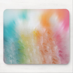 Trendy Colourful Abstract Art Elegant Modern Mouse Pad