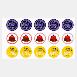 Trendy Colourful Collection Of Halloween Stickers