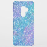 Trendy Colourful Faux Glitter Uncommon Samsung Galaxy S9 Plus Case<br><div class="desc">Elegant modern colourful faux glitter with blue and purple overtones.</div>