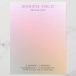 Trendy Colourful Modern Professional Template Letterhead<br><div class="desc">Trendy Colourful Modern Professional Template Letterhead.</div>