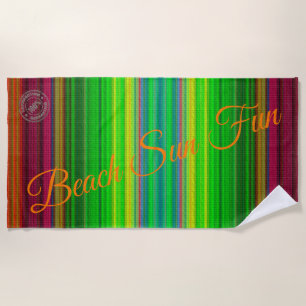 Trendy Colours Beach Towel