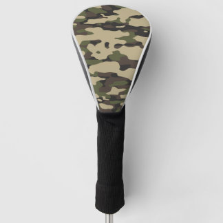 Trendy Colours Camouflage Abstract Pattern Golf Head Cover
