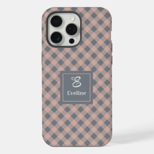 Trendy Colours iPhone Case Coral Grey Clear Accent