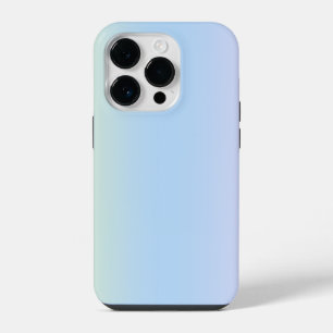 Trendy Contemporary Light Blue iPhone 14 Pro Case