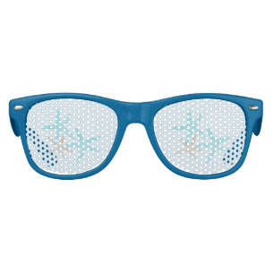 Trendy Cool Blue Sea Star Kids Sunglasses