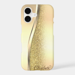 Trendy Cool Gold Glitter - Personalized