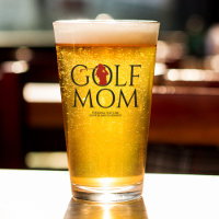 Trendy Cool "GOLF MOM" Red Pint