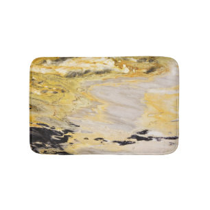Trendy Cool Marble Stone Pattern Bath Mat