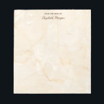 Trendy Cool  Marble Stone Texture - Personalized Notepad<br><div class="desc">Modern marble stone texture.</div>