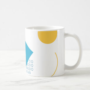 Trendy, cool, urban geometric Memphis illustration Coffee Mug