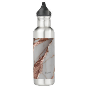Trendy Copper Glitter Marble 710 Ml Water Bottle