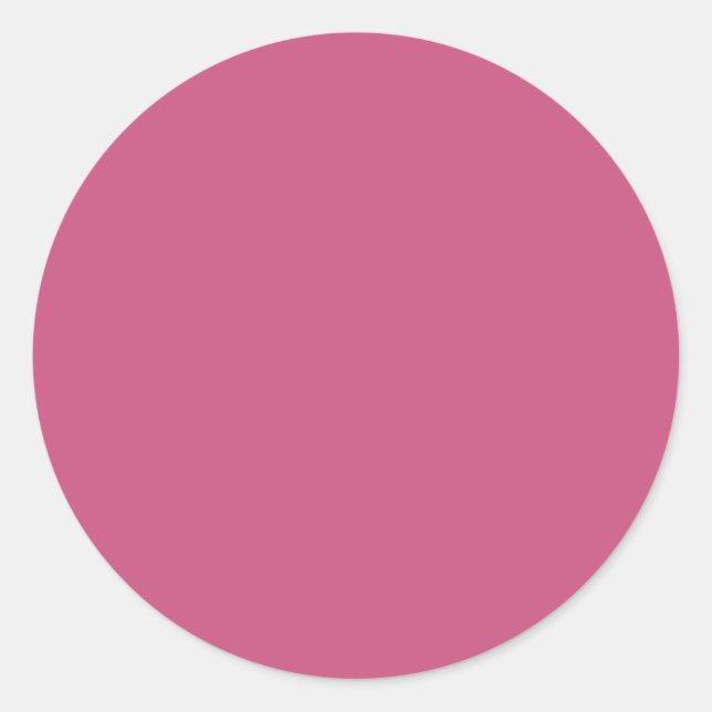 Trendy Cranberry Pink Sticker (Front)