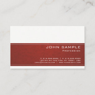 Trendy Creative Professional Modern Design Classy Business Card