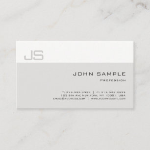 Trendy Creative Simple Elegant Professional Plain Business Card