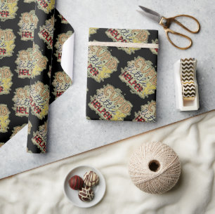 Trendy Cupid Valentines Day Wrapping Paper