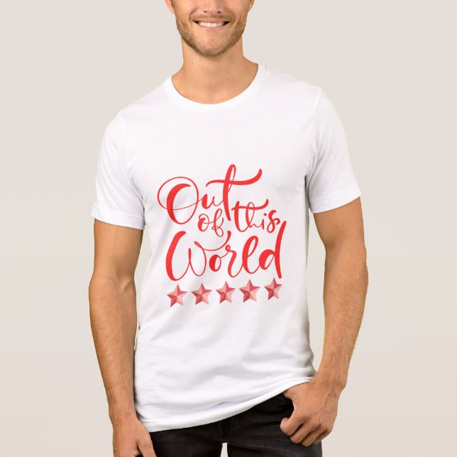 Trendy Custom T-Shirt – Stylish Everyday  Tri-Blend Shirt (Front)