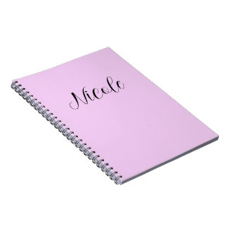 Trendy Cute Spiral Photo Notebook