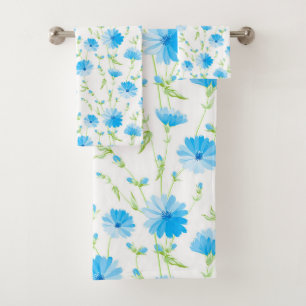 Trendy Daisy Floral      Bath Towel Set