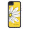 Trendy Daisy Floral Illustration - blackand yellow