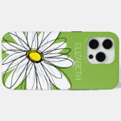 Trendy Daisy Floral Illustration - lime and yellow Case-Mate iPhone Case (Back (Horizontal))