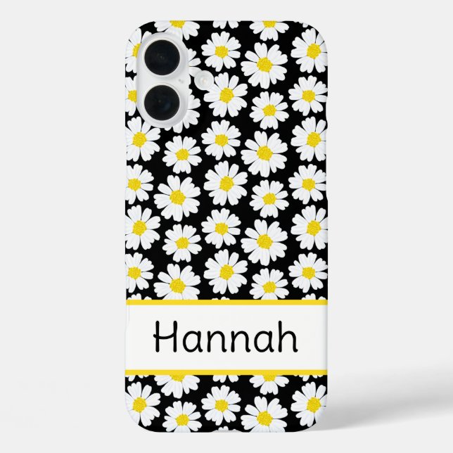 Trendy Daisy Pattern Case-Mate iPhone Case (Back)