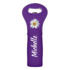 Trendy Daisy Purple Elegant Typography Custom