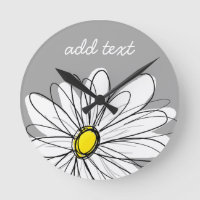 Trendy Daisy with gray and yellow