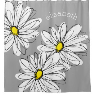 Trendy Daisy with grey and yellow