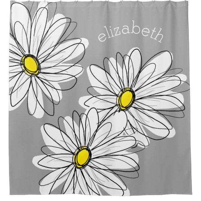 Trendy Daisy with grey and yellow (Front)