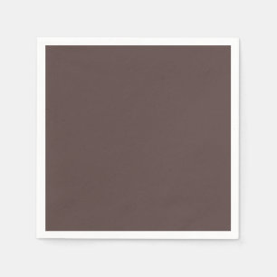 Trendy Dark Mocha Brown - Napkins
