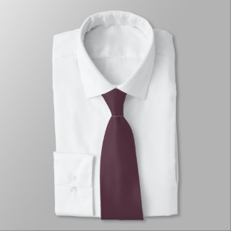 Trendy Dark Plum Brown - Throw Pillow Tie