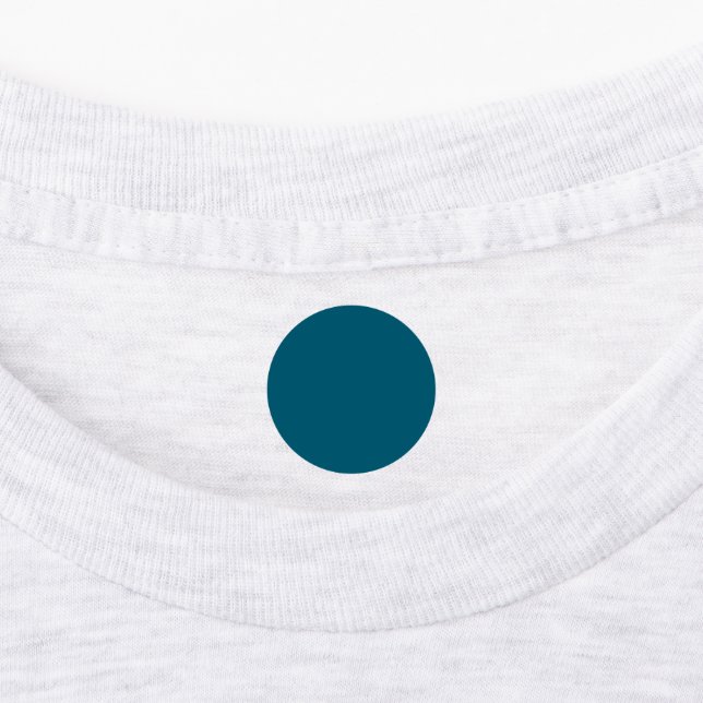 Trendy Deep Cyan - Label (Affixed)