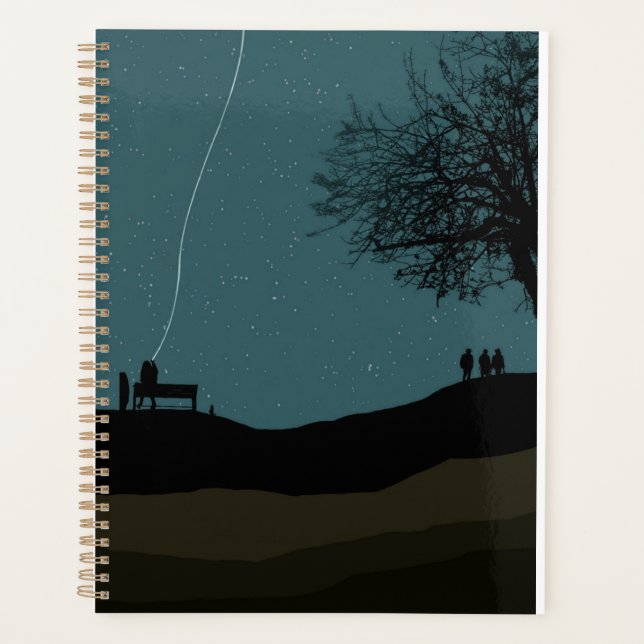 Trendy Design Spiral Planner Notebook (Front)