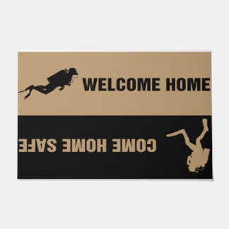 Trendy Diving Doormat, Diver Lovely Gift Doormat