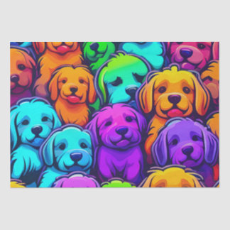 Trendy dog Pattern for Pet Lovers Tissue Paper