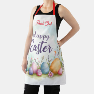 Trendy Easter Eggs Beautiful Collection Apron