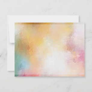 Trendy Elegant Abstract Artwork Colourful Modern Card