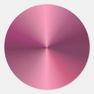 Trendy Elegant Pink Purple Colour Blank Template Classic Round Sticker
