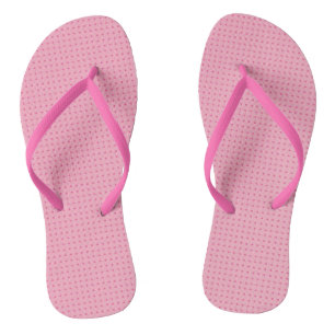 Trendy Elegant Pink Red Colour Modern Template Flip Flops