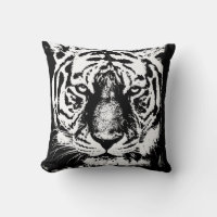 Trendy Elegant Pop Art Tiger Head Modern Template